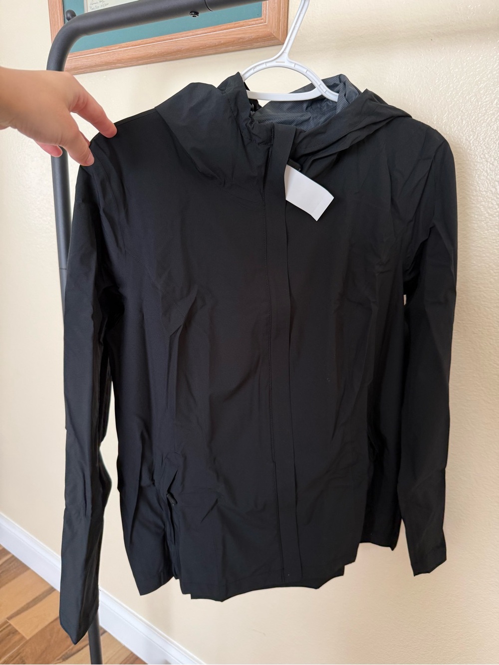 32 Degrees Black Hooded Utility Jacket